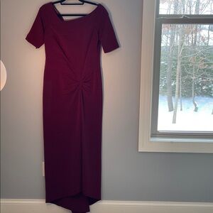 Beautiful Burgundy Long Dress